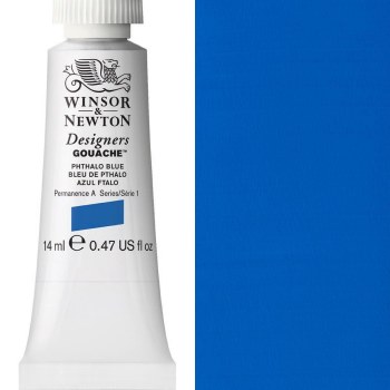 Winsor & Newton Designers Gouache 14ml Phthalo Blue