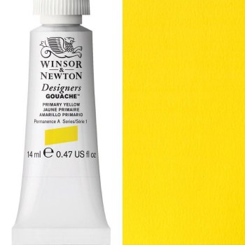 Winsor & Newton Designers Gouache 14ml Primary Yellow