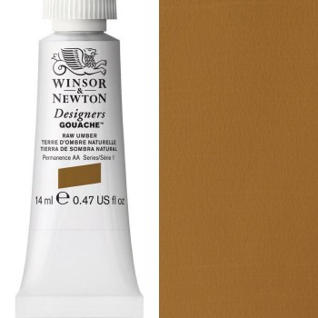 Winsor & Newton Designers Gouache 14ml Raw Umber