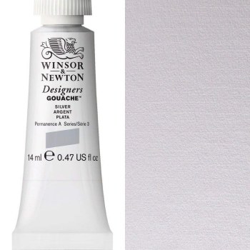 Winsor & Newton Designers Gouache 14ml Silver