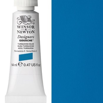 Winsor & Newton Designers Gouache 14ml Turquoise Blue