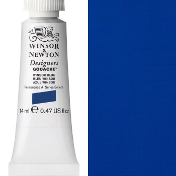 Winsor & Newton Designers Gouache 14ml Winsor Blue