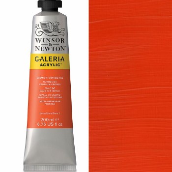 Winsor & Newton Galeria 200ml Cadmium Orange Hue