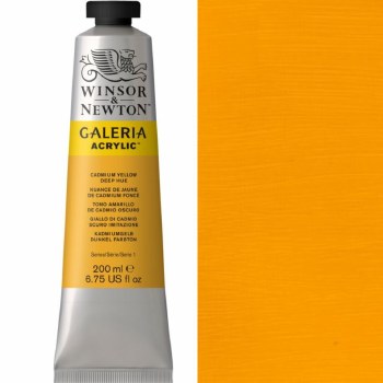 Winsor & Newton Galeria 200ml Cadmium Yellow Deep Hue