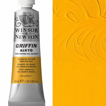 Winsor & Newton Griffin 37ml Cadmium Yellow Medium Hue