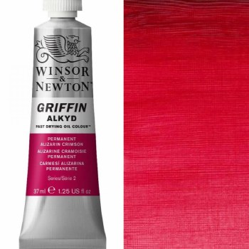 Winsor & Newton Griffin 37ml Permanent Alizarin Crimson