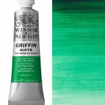 Winsor & Newton Griffin 37ml Phthalo Green (Yellow Shade)