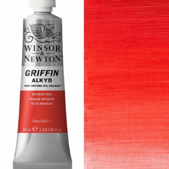 Winsor & Newton Griffin 37ml Winsor Red