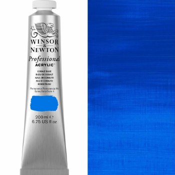 Winsor & Newton Professional Acrylic 200ml Cobalt Blue