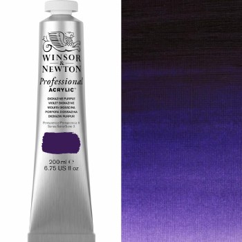 Winsor & Newton Professional Acrylic 200ml Dioxazine Purple