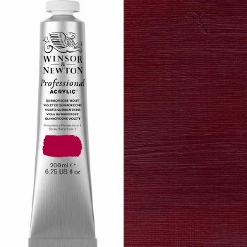 Winsor & Newton Professional Acrylic 200ml Quinacridone Violet