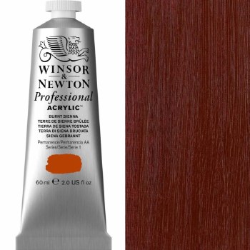 Winsor & Newton Professional Acrylic 60ml Burnt Sienna