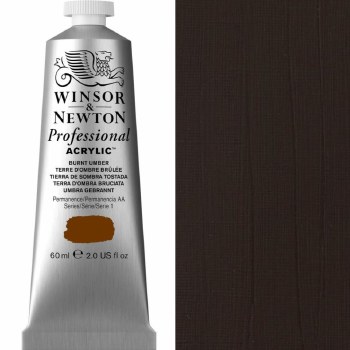 Winsor & Newton Professional Acrylic 60ml Burnt Umber