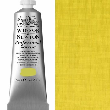 Winsor & Newton Professional Acrylic 60ml Cadmium Lemon