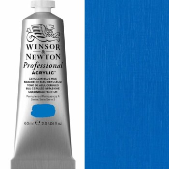 Winsor & Newton Professional Acrylic 60ml Cerulean Blue Hue