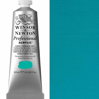 Winsor & Newton Professional Acrylic 60ml Cobalt Turquoise Light