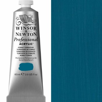 Winsor & Newton Professional Acrylic 60ml Cobalt Turquoise