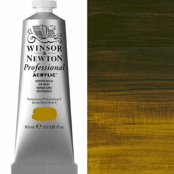 Winsor & Newton Professional Acrylic 60ml Green Gold