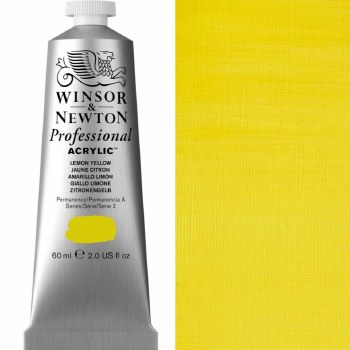 Winsor & Newton Professional Acrylic 60ml Lemon Yellow