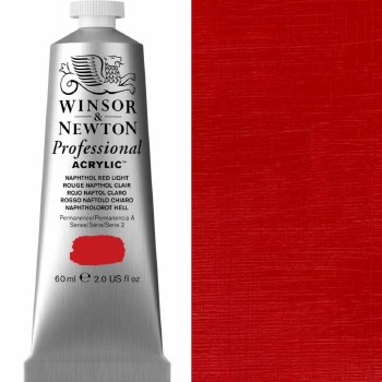 Winsor & Newton Professional Acrylic 60ml Naphthol Red Light