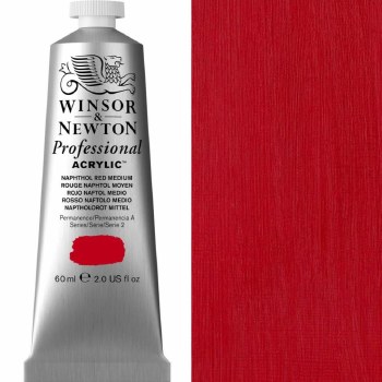 Winsor & Newton Professional Acrylic 60ml Naphthol Red Medium