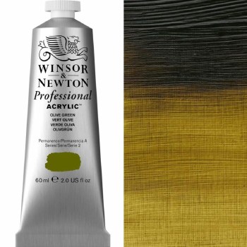 Winsor & Newton Professional Acrylic 60ml Olive Green