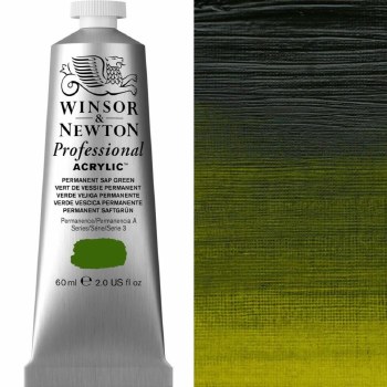 Winsor & Newton Professional Acrylic 60ml Permanent Sap Green