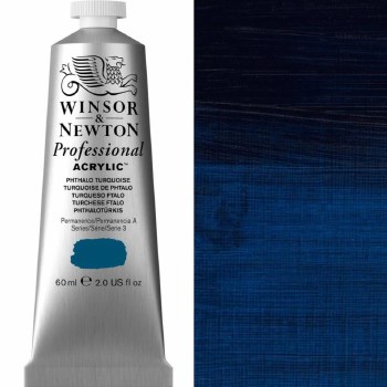 Winsor & Newton Professional Acrylic 60ml Phthalo Turquoise