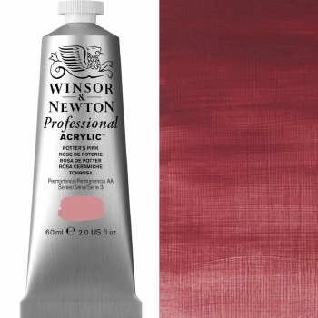 Winsor & Newton Professional Acrylic 60ml Potters Pink