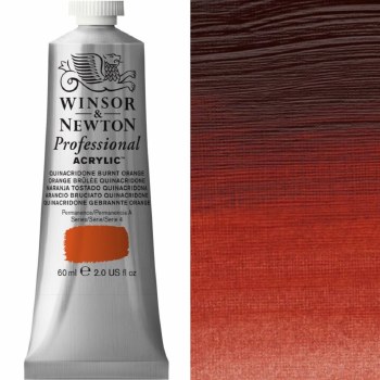 Winsor & Newton Professional Acrylic 60ml Quinacridone Burnt Orange