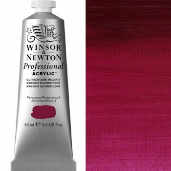 Winsor & Newton Professional Acrylic 60ml Quinacridone Magenta