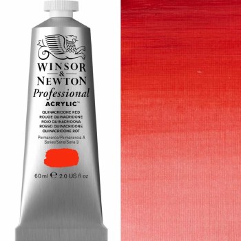 Winsor & Newton Professional Acrylic 60ml Quinacridone Red