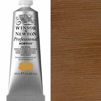 Winsor & Newton Professional Acrylic 60ml Raw Sienna