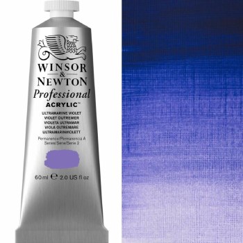 Winsor & Newton Professional Acrylic 60ml Ultramarine Violet