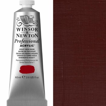 Winsor & Newton Professional Acrylic 60ml Violet Iron Oxide