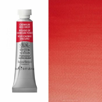 W&N Professional Watercolour 5ml Cadmium Red Deep