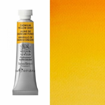 W&N Professional Watercolour 5ml Cadmium Yellow Deep