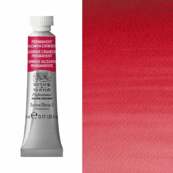 W&N Professional Watercolour 5ml Permanent Alizarin Crimson
