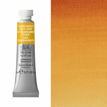 W&N Professional Watercolour 5ml Transparent Gold Deep