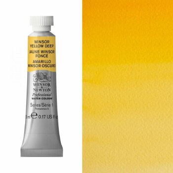 W&N Professional Watercolour 5ml Winsor Yellow Deep