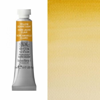 W&N Professional Watercolour 5ml Yellow Ochre Light