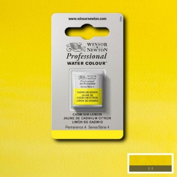 W&N Professional Watercolour Half Pan Cadmium Lemon