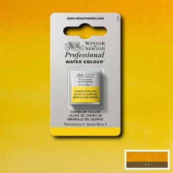 W&N Professional Watercolour Half Pan Cadmium Yellow