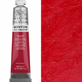 Winsor & Newton Winton 200ml Cadmium Red Deep Hue