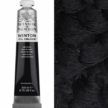 Winsor & Newton Winton 200ml Lamp Black