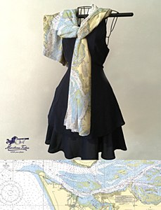 scarf, Columbia Mouth Map