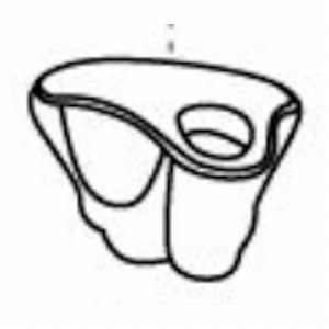 Thule 1500056538 Trilob Locking Knob Assembly
