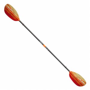 Aqua Bound Whiskey Fibreglass - 2 Piece Posi-Lok Kayak Paddle - Fuego - 240 cm