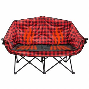 Kuma Bear Buddy Double Chair Heated - Red