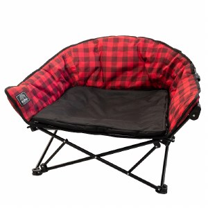 Kuma Lazy Bear Dog Chair - Red